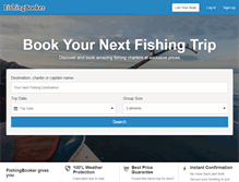 Tablet Screenshot of fishingbooker.com